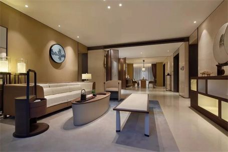 郑州新中式住宅装修设计案例-190平米