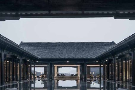 浙江安吉中式酒店设计案例（悦榕庄）-55000平米